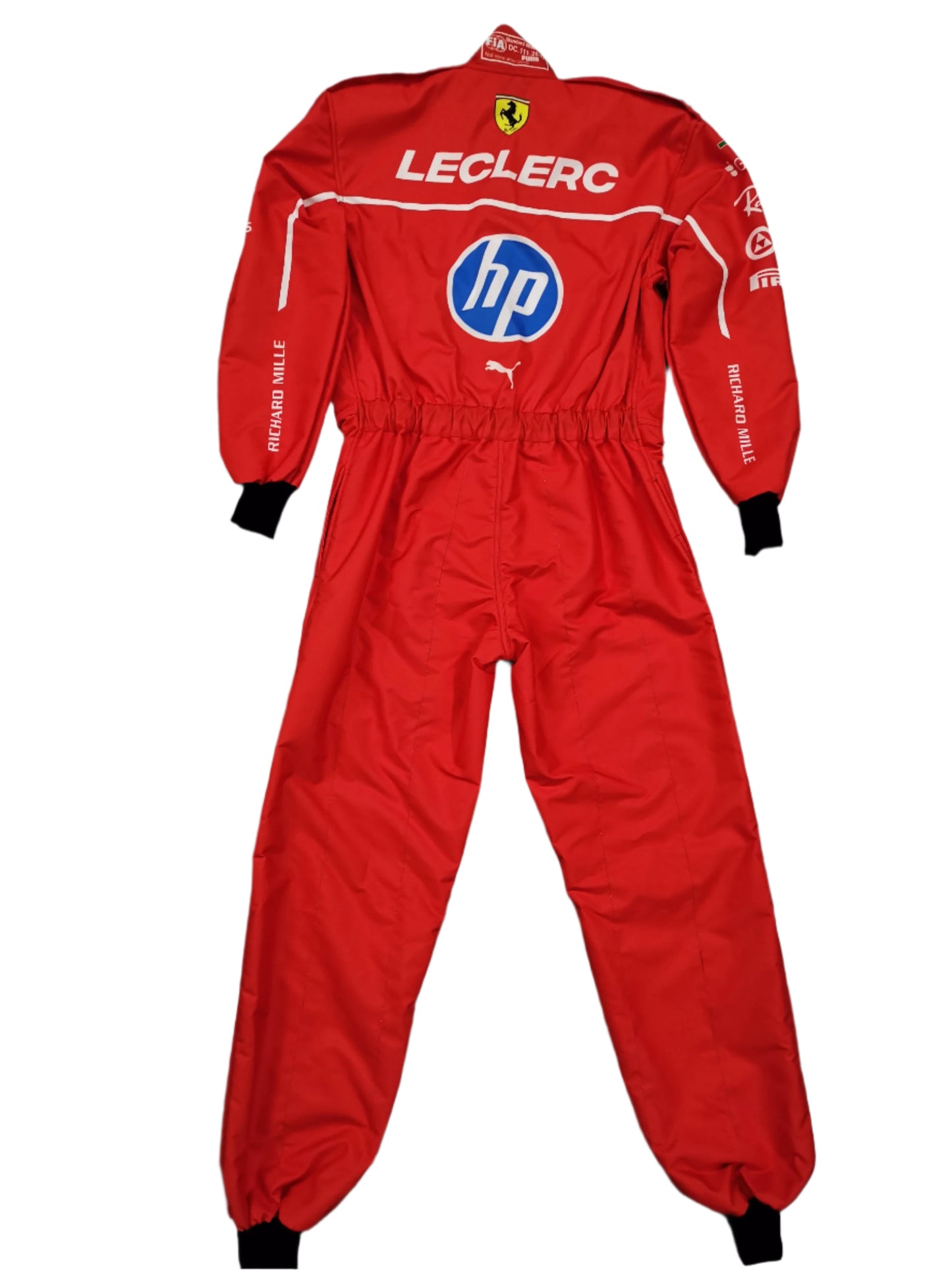 Leclerc Racing Suit Replica – Back Detail