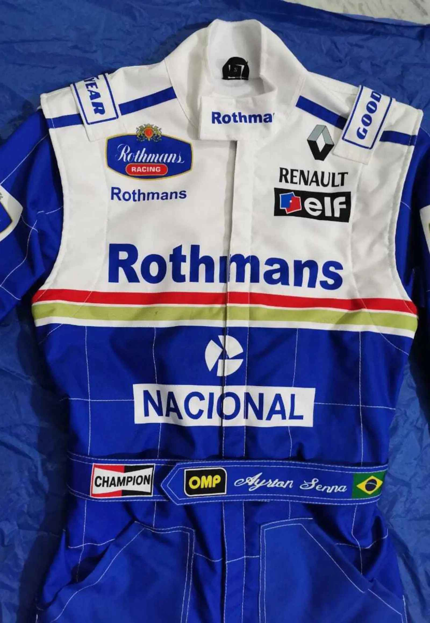 Ayrton Senna 1994 F1 Replica Go Kart Racing Suit
