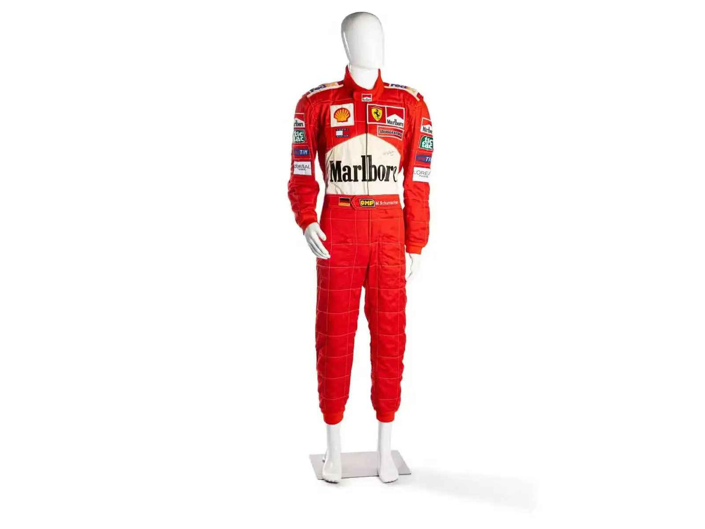 F1 Michael Schumacher 2001 printed Race suit