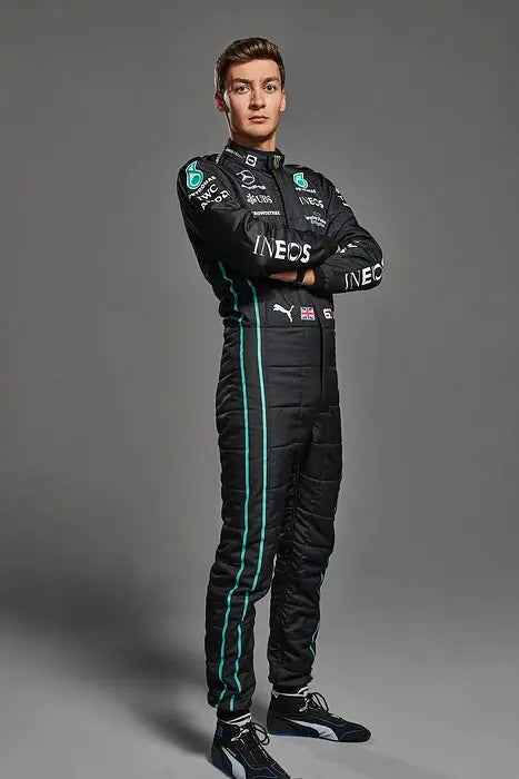 George Russell New Mercedes 2022 F1 Printed Suit
