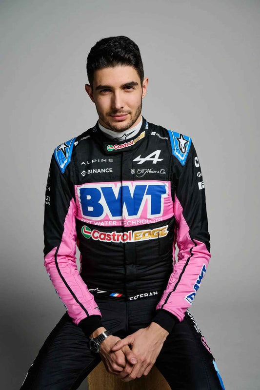 New 2023 Esteban Ocon BWT Team Alpine Replica Go Kart Racing Suit F1 Team