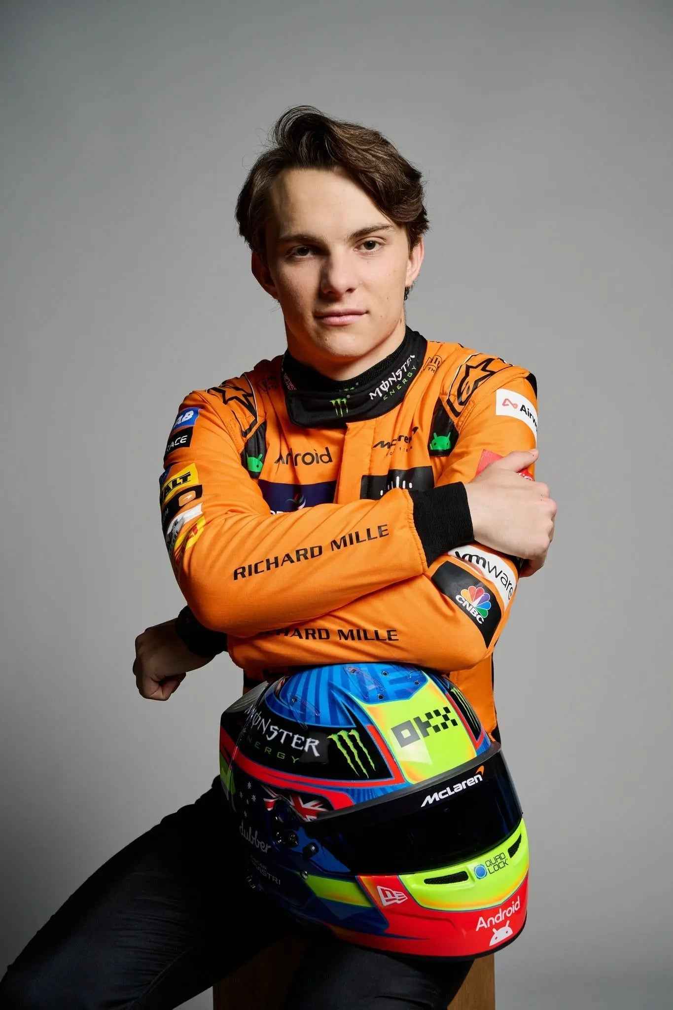 New 2024 Oscar Piastri McLaren F1 Team Replica Racing Suit