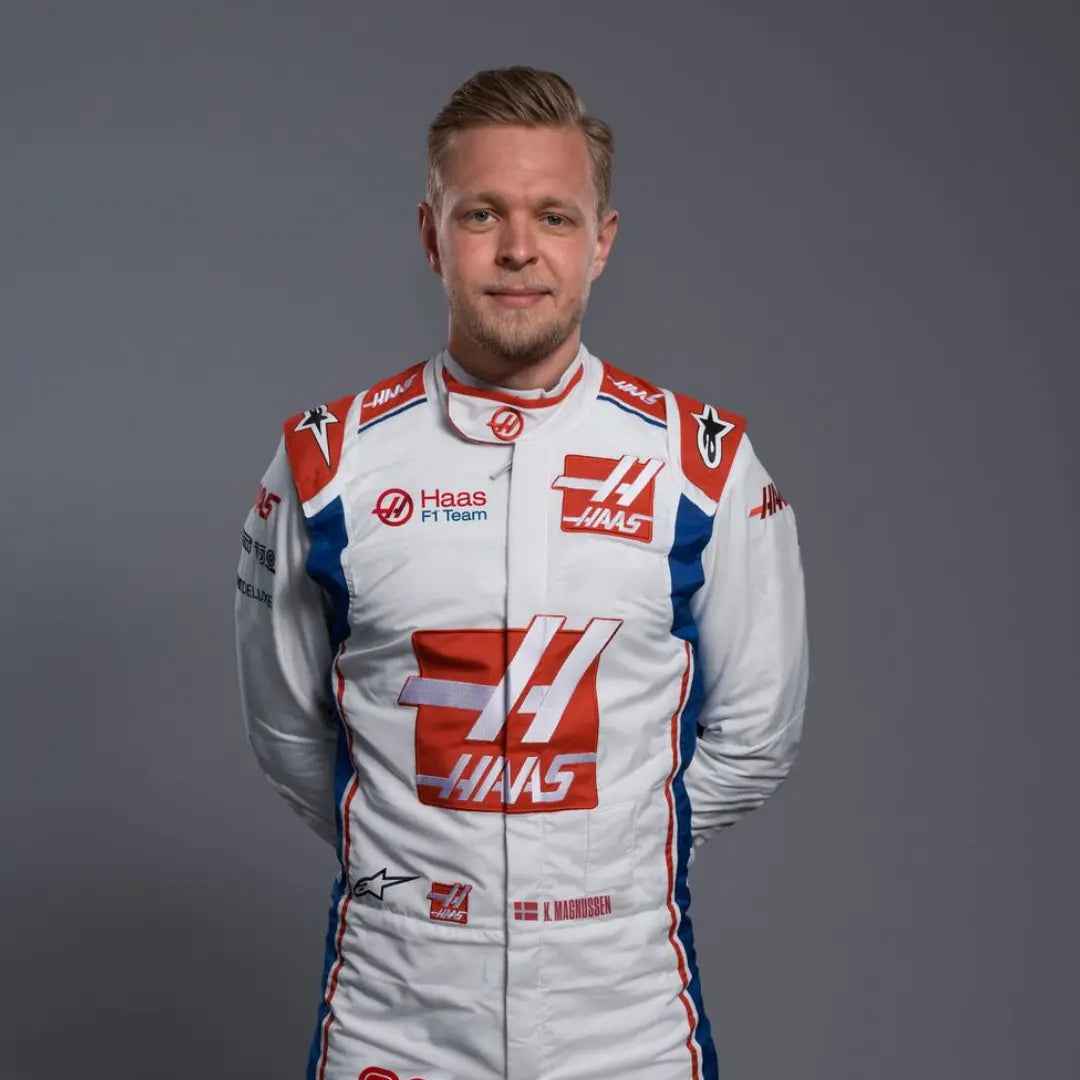 New Kevin Magnussen 2023 F1 Team Haas Replica Racing Suit