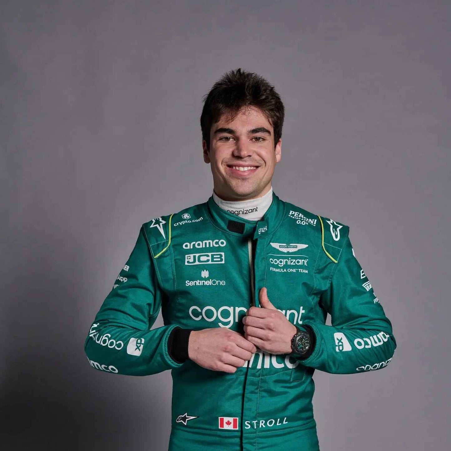 New Lance Stroll 2023 F1 Team Aston Martin Racing Suit