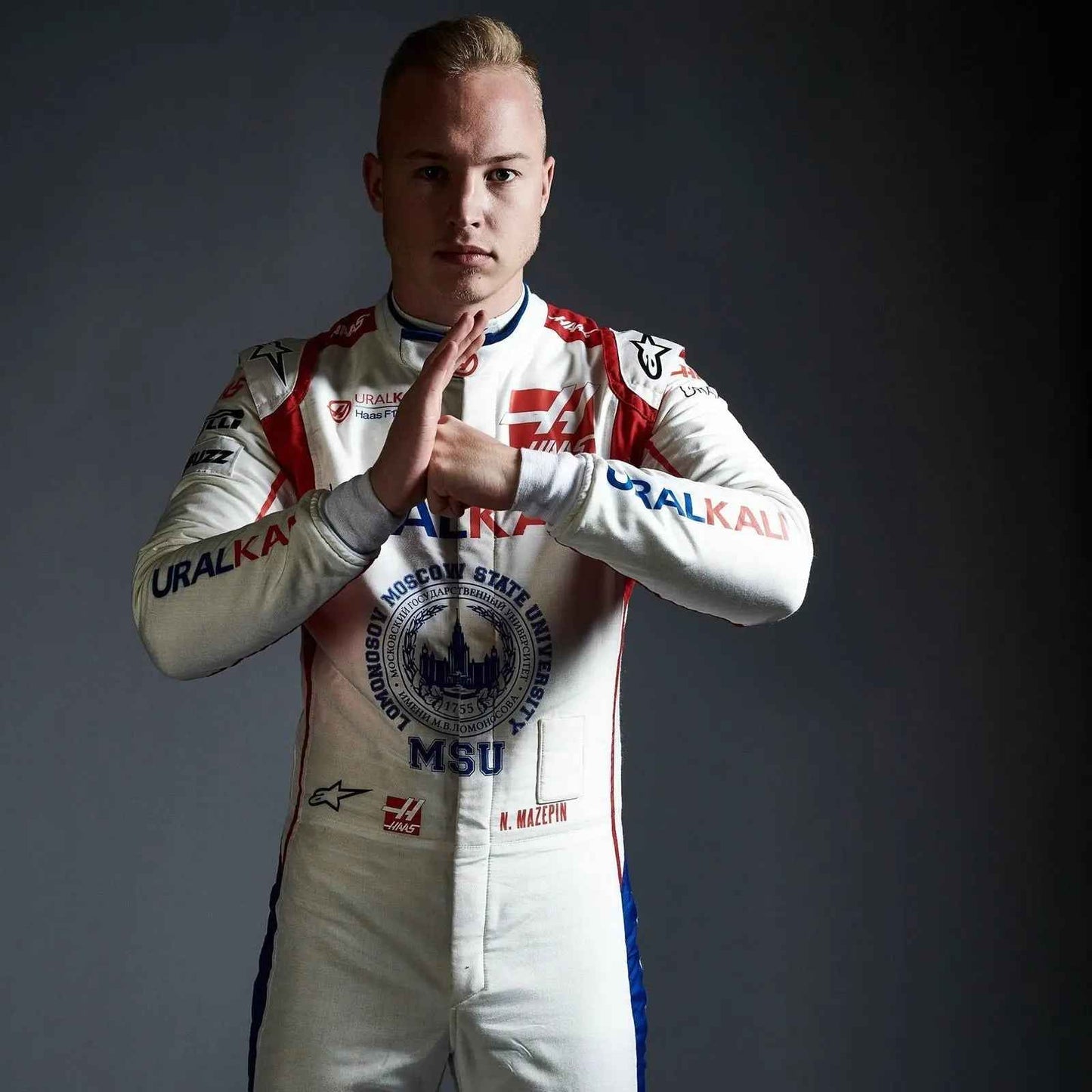 Nikita Mazepin 2021 F1 Race suit Replica Karting Suit