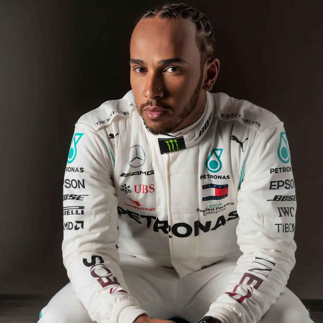 2019 Lewis Hamilton Mercedes Benz AMG Petronas F1 Replica Race Suit