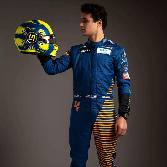 2020 Lando Norris Jr Mclaren Team F1 Replica Racing Suit