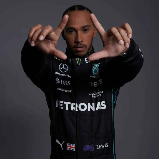 2022 Lewis Hamilton Replica Mercedes-AMG Petronas F1 Team Replica Race Suit