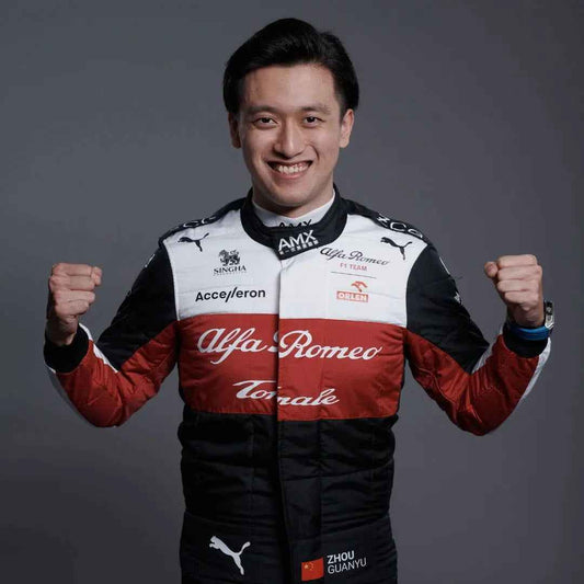 2022 Zhou Guanyu F1 Team Replica Racing Suit Alfa Romeo