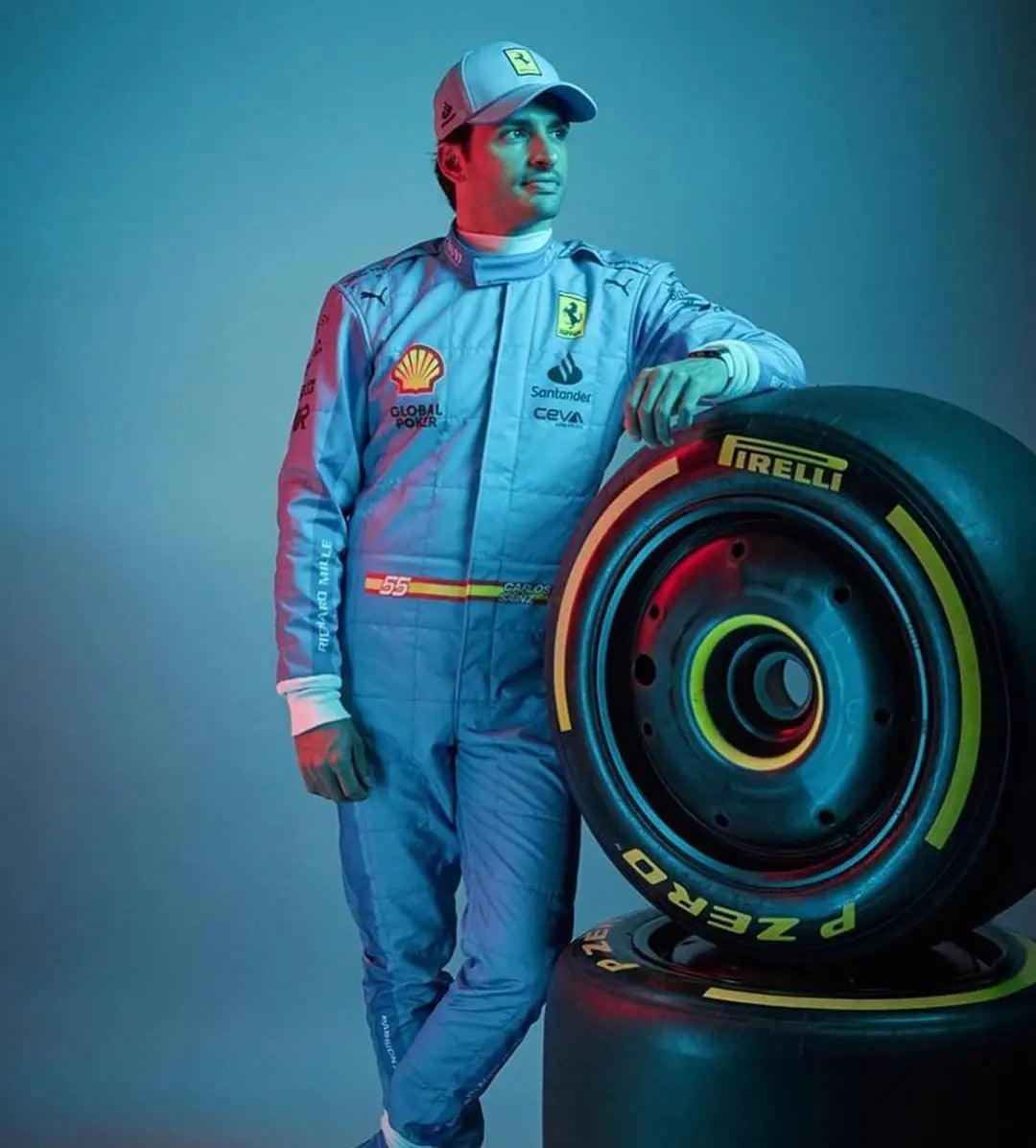 Scuderia Ferrari Carlos Sainz HP Miami GP F1 Race suit 2024