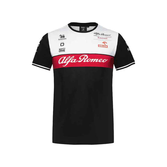 ALFA ROMEO RACING F1 2022 MEN'S TEAM T-SHIRT BLACK