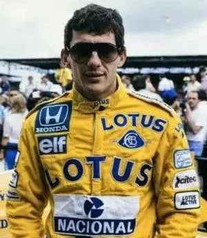 Ayrton Senna Lotus Sublimation Printed Go Kart Race Suit