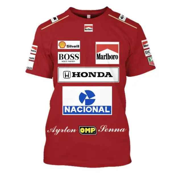 Ayrton Senna Marlboro McLaren Honda F1 T-Shirt