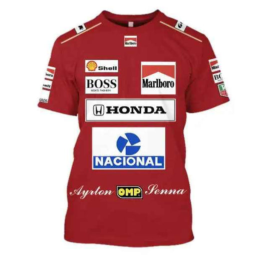 Ayrton Senna Marlboro McLaren Honda F1 T-Shirt