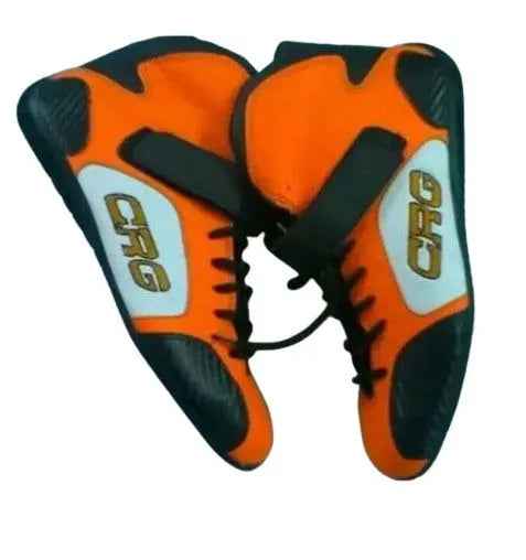 CRG Orange Go Kart Racing Shoes