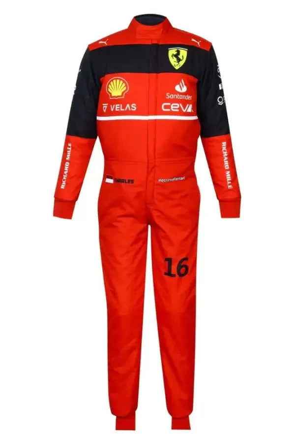 Charles Leclerc 2022 New Model Ferrari Racing Suit