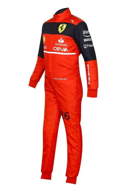 Charles Leclerc 2022 New Model Ferrari Racing Suit