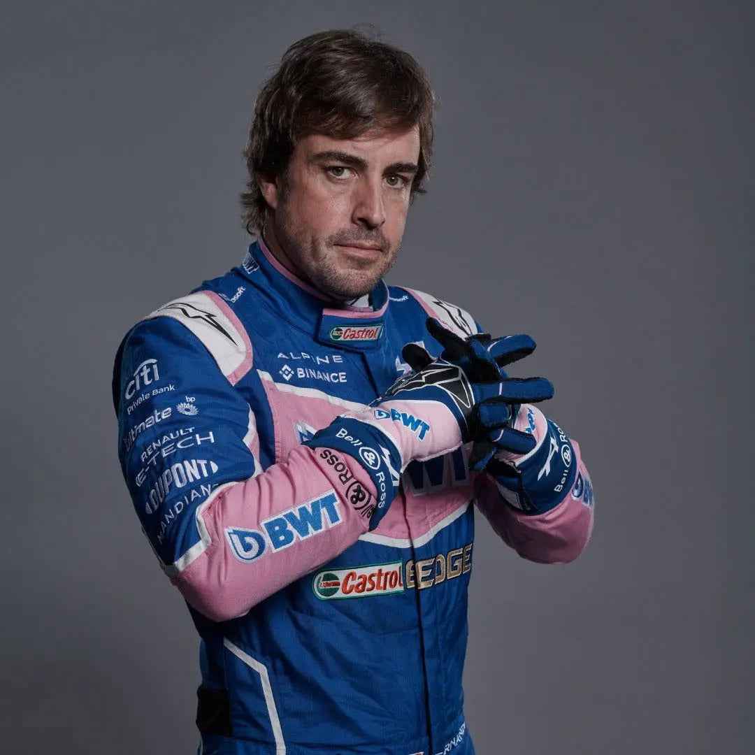 Fernando Alonso 2022 BWT Replica Racing Suit F1 Team Alpine