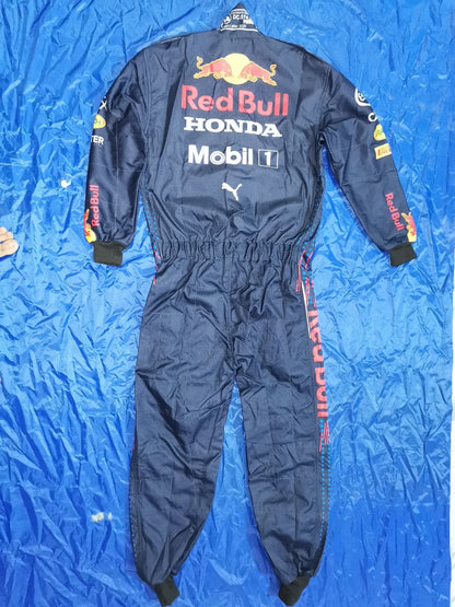 F1 Racing MAX 2021 Style RedBull Printed Suit Go Kart/Karting Race/Racing Suit