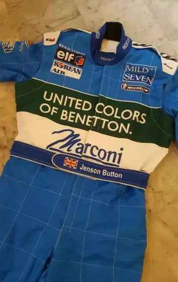 Jason Button Sublimation Printed go kart race suit
