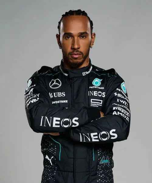 Lewis Hamilton 2024 Mercedes AMG F1 Replica Go Kart Racing Suit
