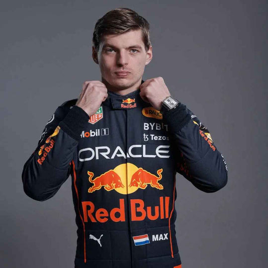 New 2022 Max Verstappen F1 Race Suit Honda Redbull Replica