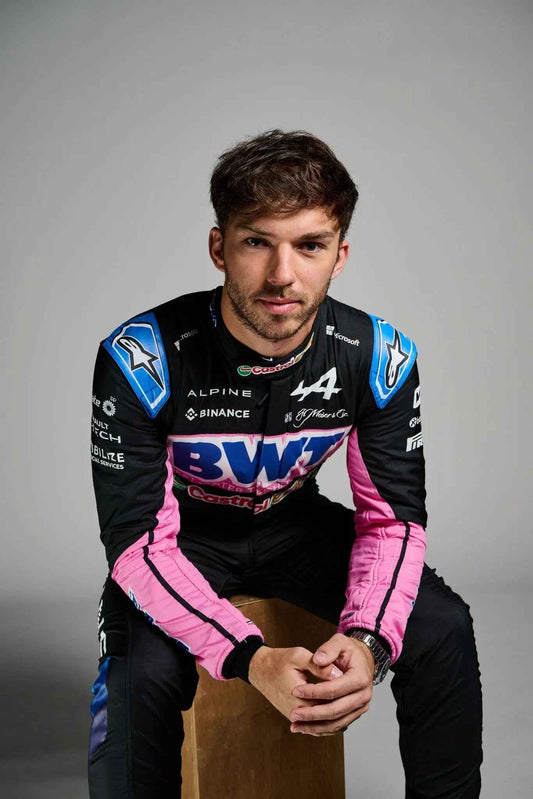 New Pierre Gasly 2023 BWT Team Alpine Replica Go Kart Racing Suit F1 Team