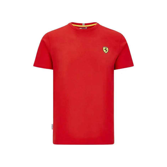 SCUDERIA FERRARI F1 MEN'S SMALL SHIELD T-SHIRT RED