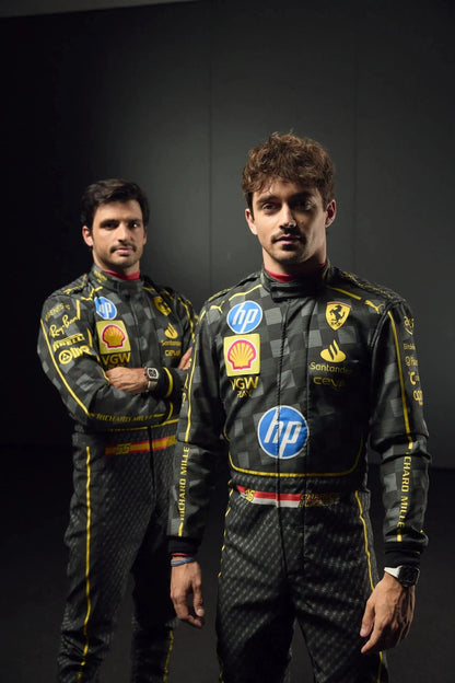 Scuderia Ferrari HP's Carlos Sainz carbon-fibre race suits Italian Grand Prix