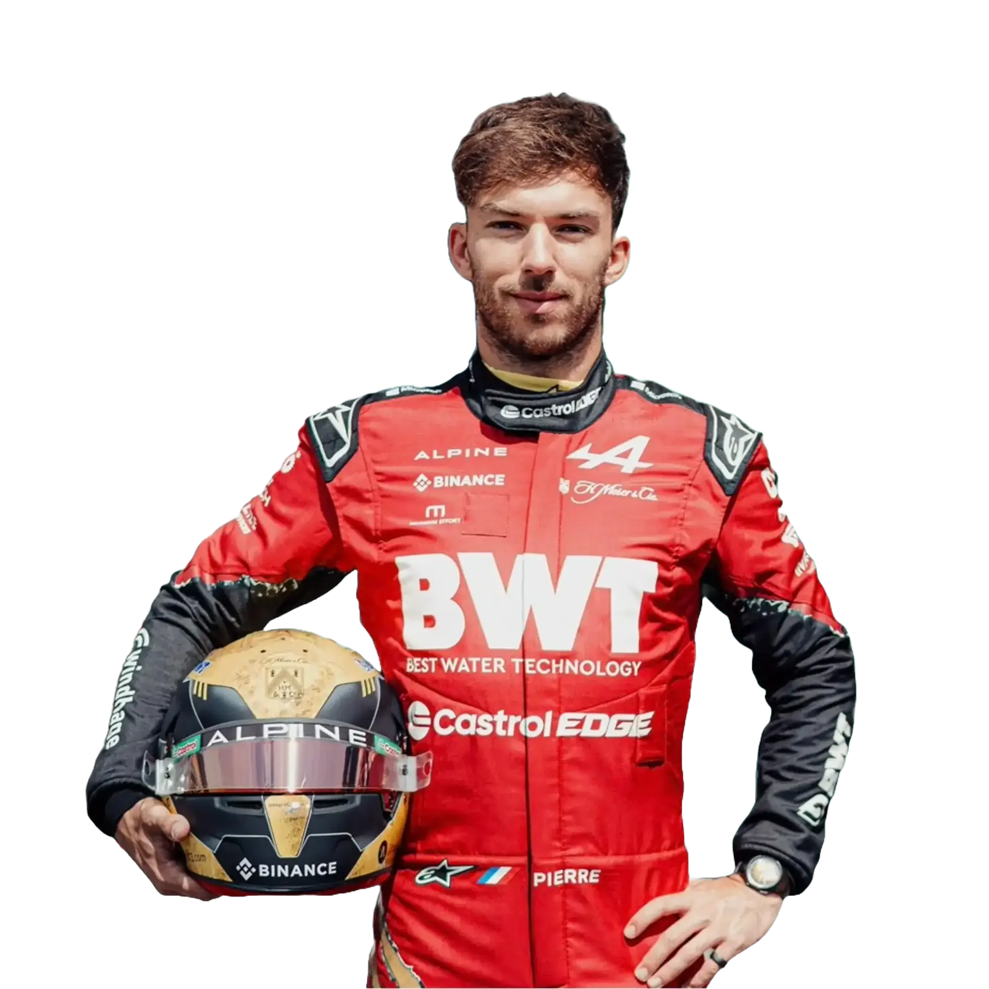 2024 Pierre Gasly BWT Team Alpine Race Suit F1 X Deadpool & Wolverine Belgian GP