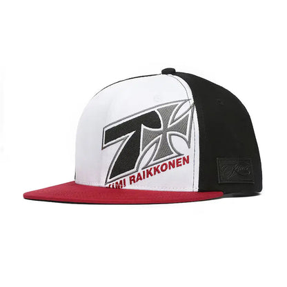 Kimi Fast As Heck Flatbill Hat - White Dashing Racegear